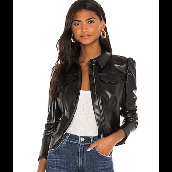 Jonathan Simkhai Wyatt leather jacket - Picture 1 of 4
